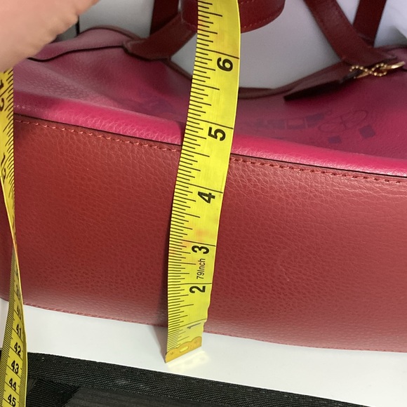 NWT authentic Coach bag Red Leather - Picture 4 of 13